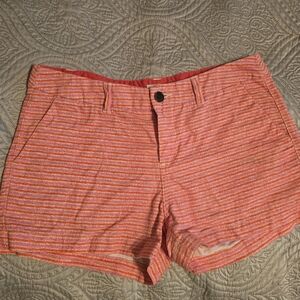 Merona Pink and White Striped Women's Shorts
